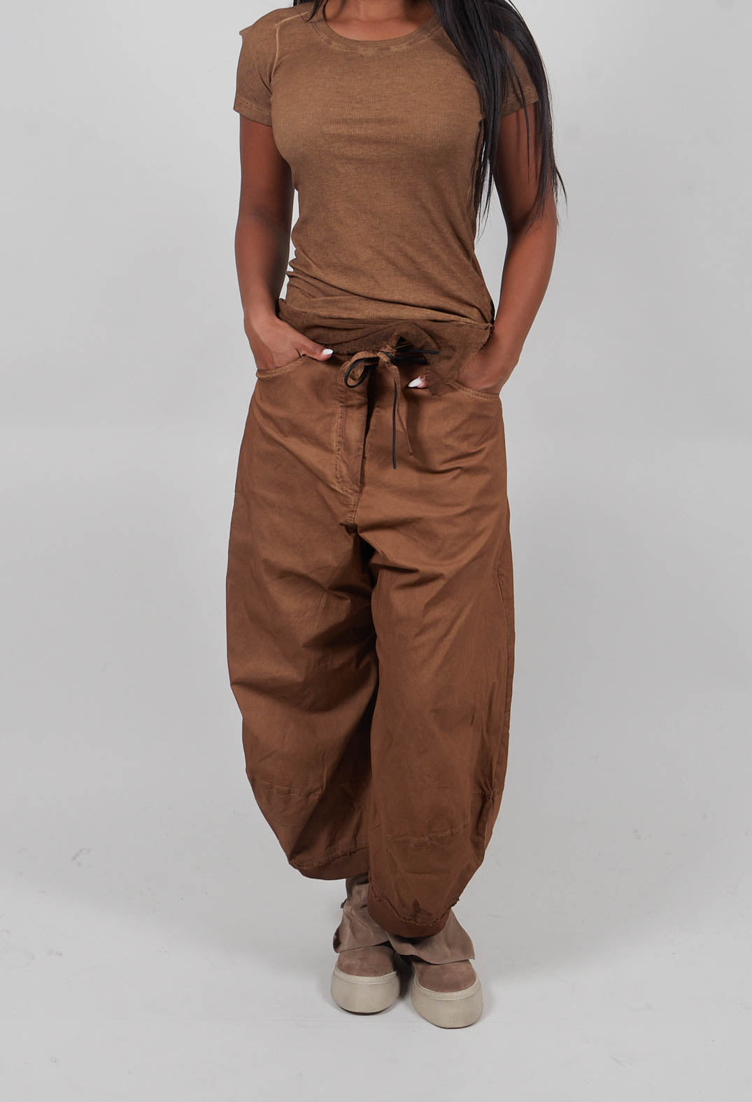 Coated Trousers in Dakar Cloud  - 2600103