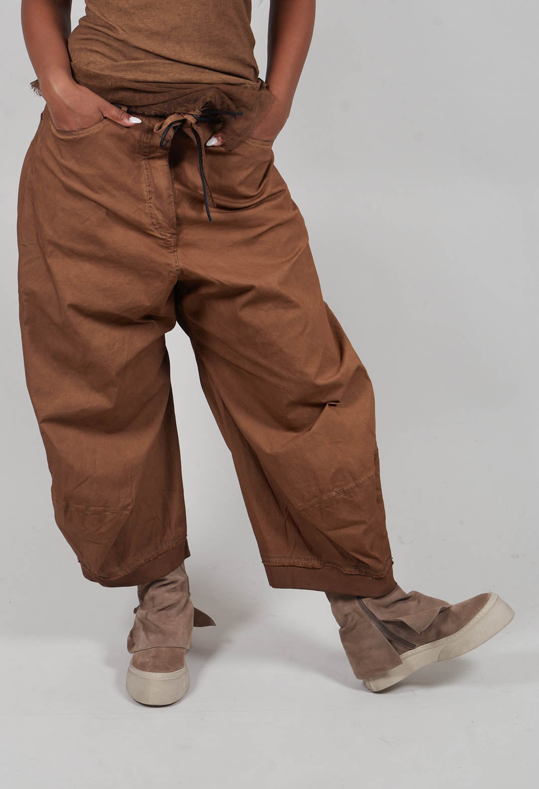 Coated Trousers in Dakar Cloud  - 2600103