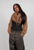Cropped Long Sleeve Jumper in Dakar  - 2620703