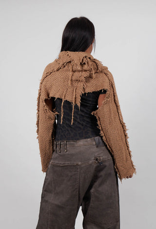 Cropped Long Sleeve Jumper in Dakar  - 2620703