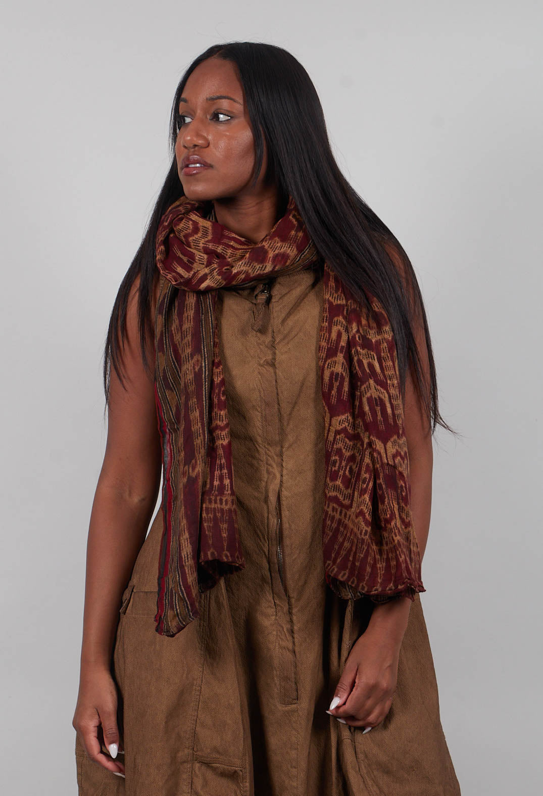 Scarf in Berber Cloud Print - 2901401