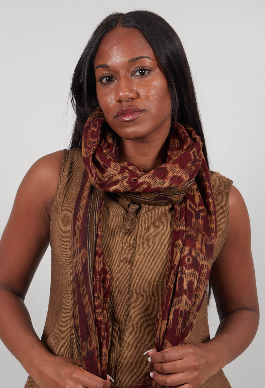 Scarf in Berber Cloud Print - 2901401