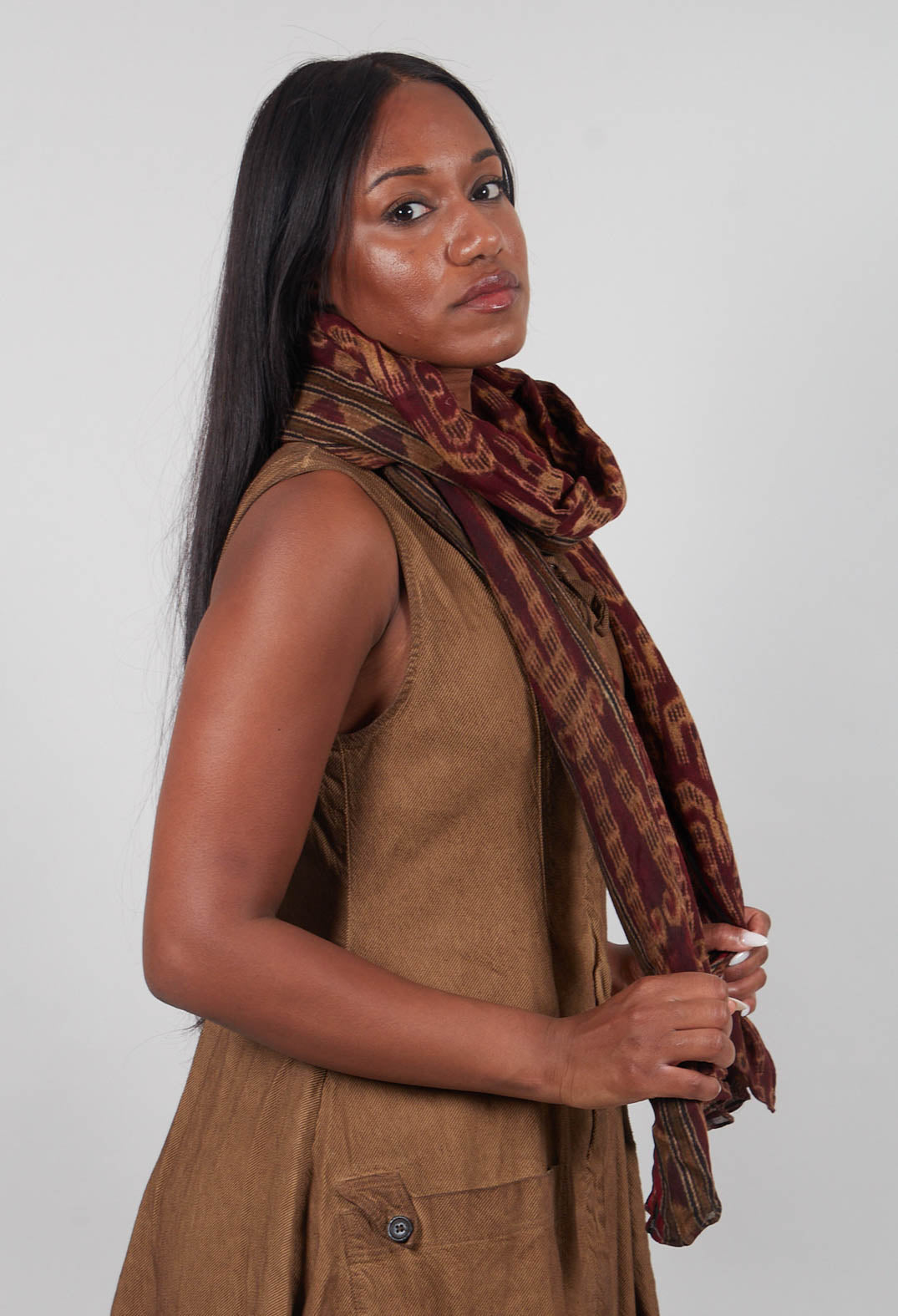 Scarf in Berber Cloud Print - 2901401