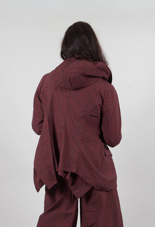 Tailored Jacket with Hood in Lava Print  - 3221101