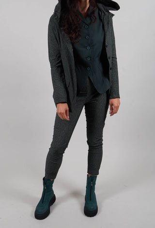 Slim Leg Trousers in Forest Print - 3220105