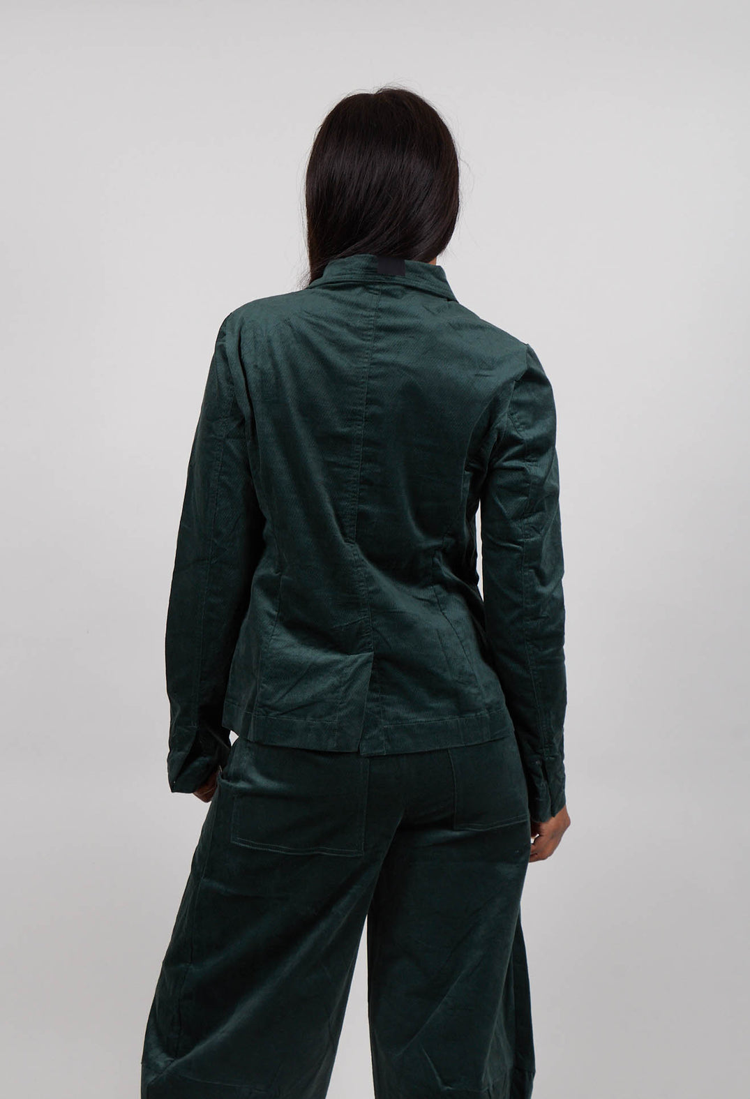 Button Up Jacket in Forest - 3231111