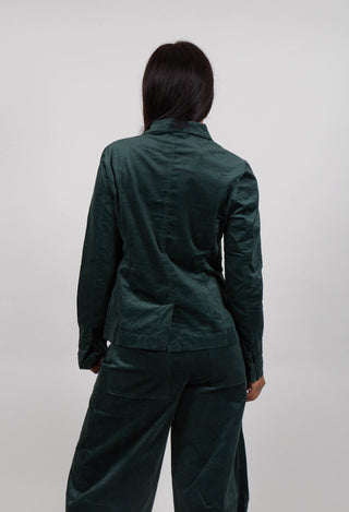 Button Up Jacket in Forest - 3231111