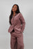 Button Up Jacket in Crystal  - 3231111