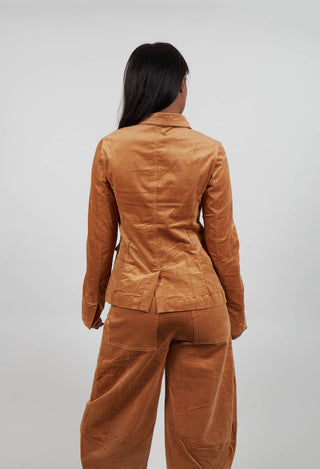 Button Up Jacket in Bronze  - 3231111