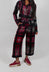 Wide Leg Trousers in Check Multicolour - 3230103