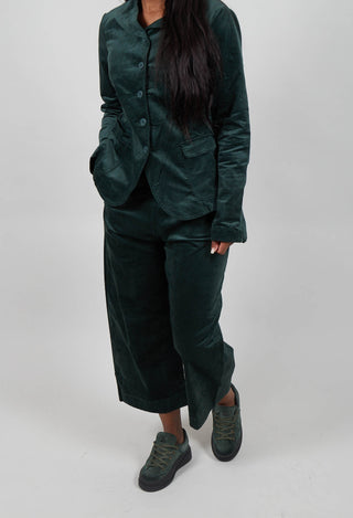 Wide Leg Trousers in Forest - 3230113