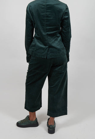 Wide Leg Trousers in Forest - 3230113