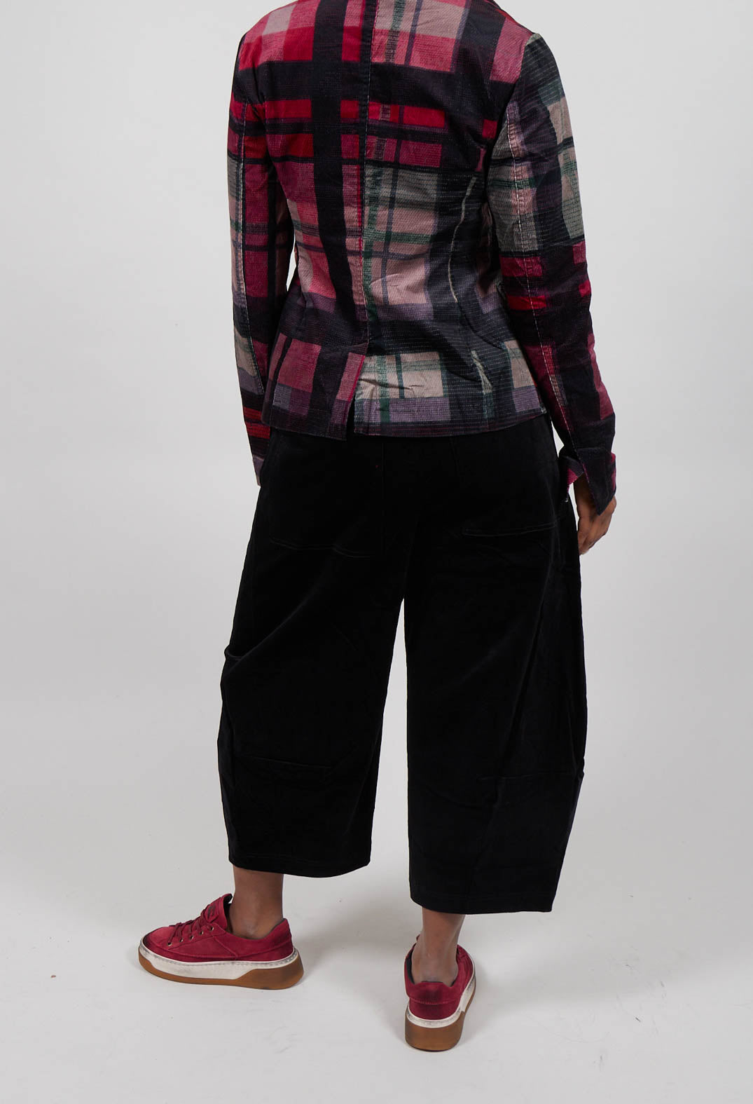 Balloon Leg Trousers in Black  - 3230114
