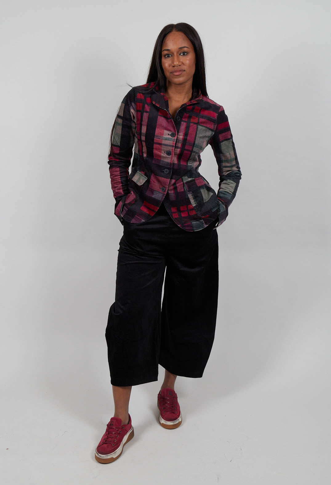 Balloon Leg Trousers in Black  - 3230114