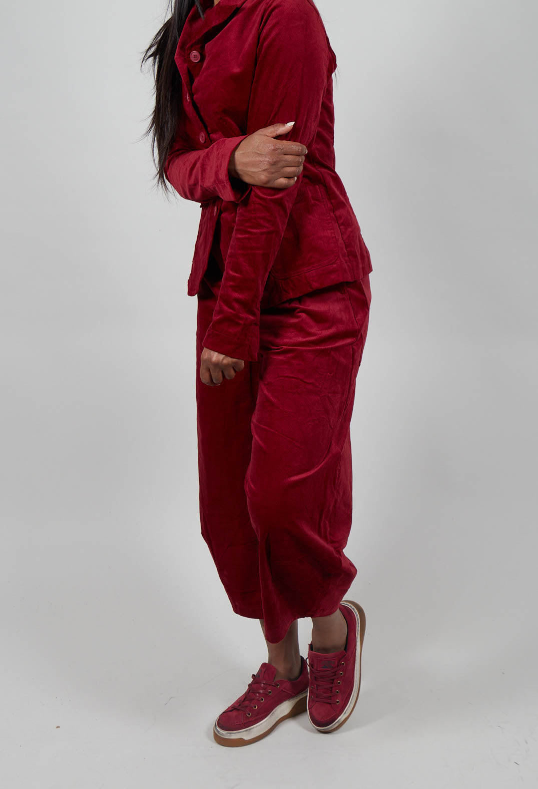 Balloon Leg Trousers in Lava  - 3230114