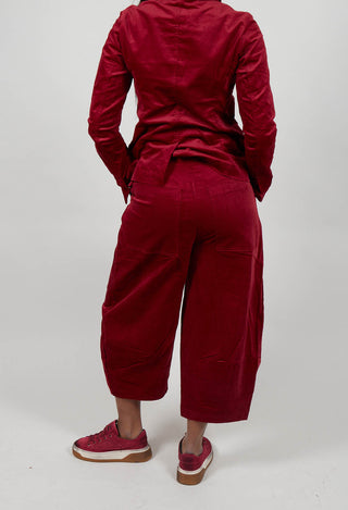 Balloon Leg Trousers in Lava  - 3230114