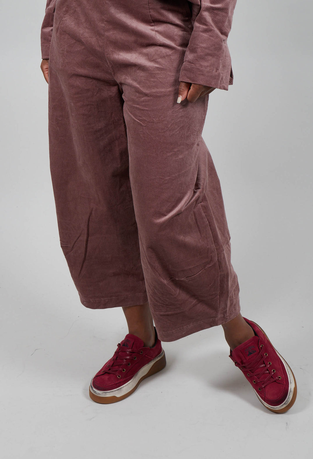 Balloon Leg Trousers in Crystal  - 3230114