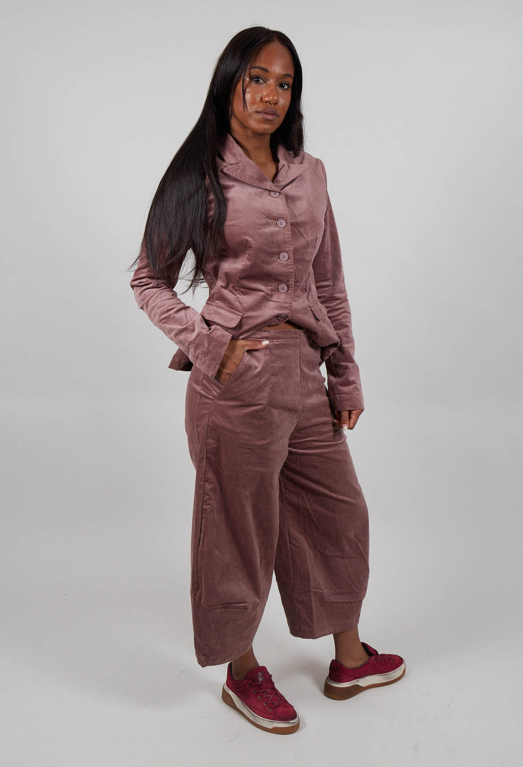 Balloon Leg Trousers in Crystal  - 3230114