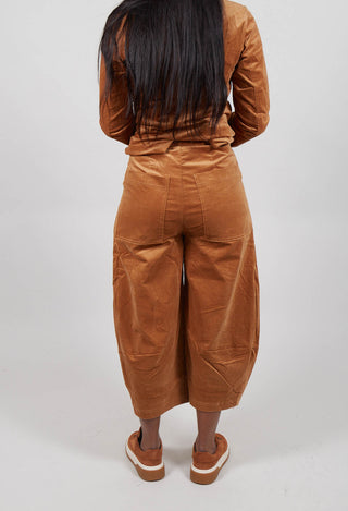 Balloon Leg Trousers in Bronze - 3230114