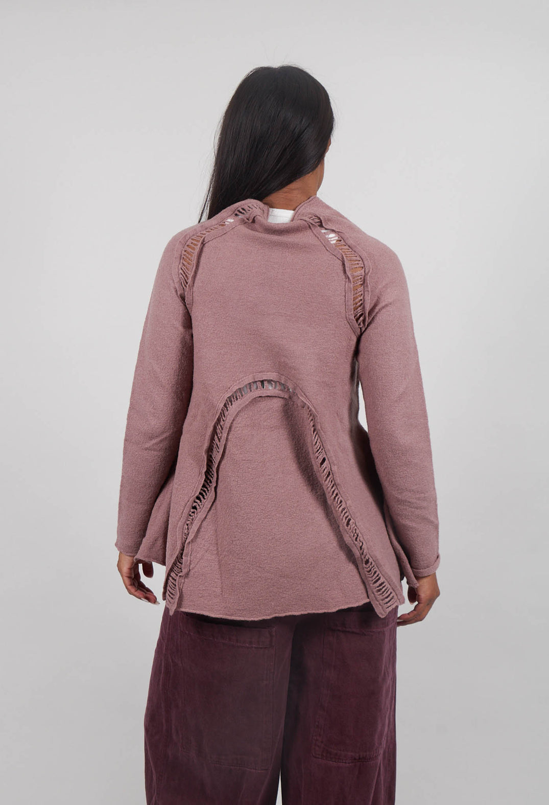High Neck Cardigan in Crystal  - 3247104
