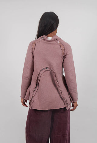 High Neck Cardigan in Crystal  - 3247104