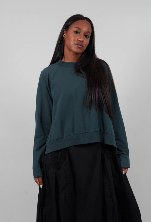 Oversized Sweatshirt in Forest  - 3250504