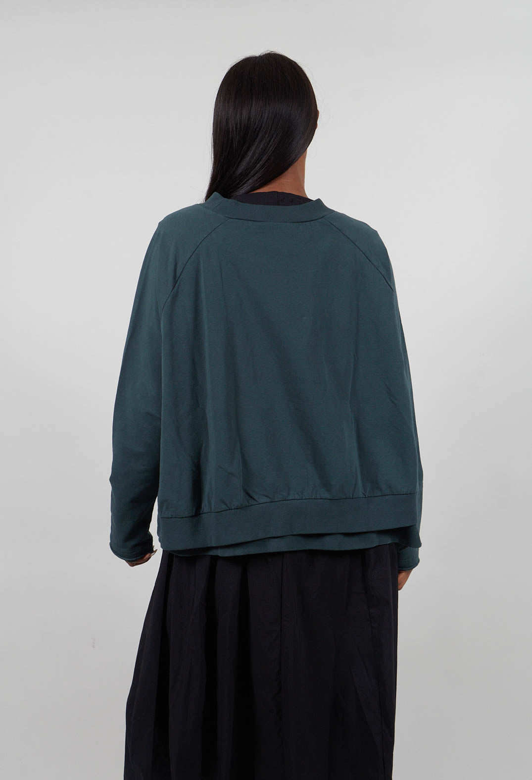 Oversized Sweatshirt in Forest  - 3250504