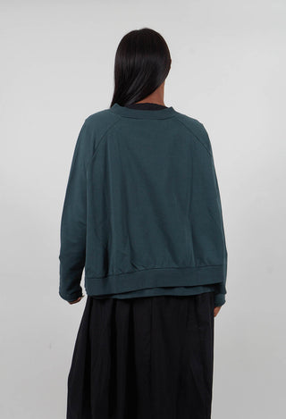 Oversized Sweatshirt in Forest  - 3250504