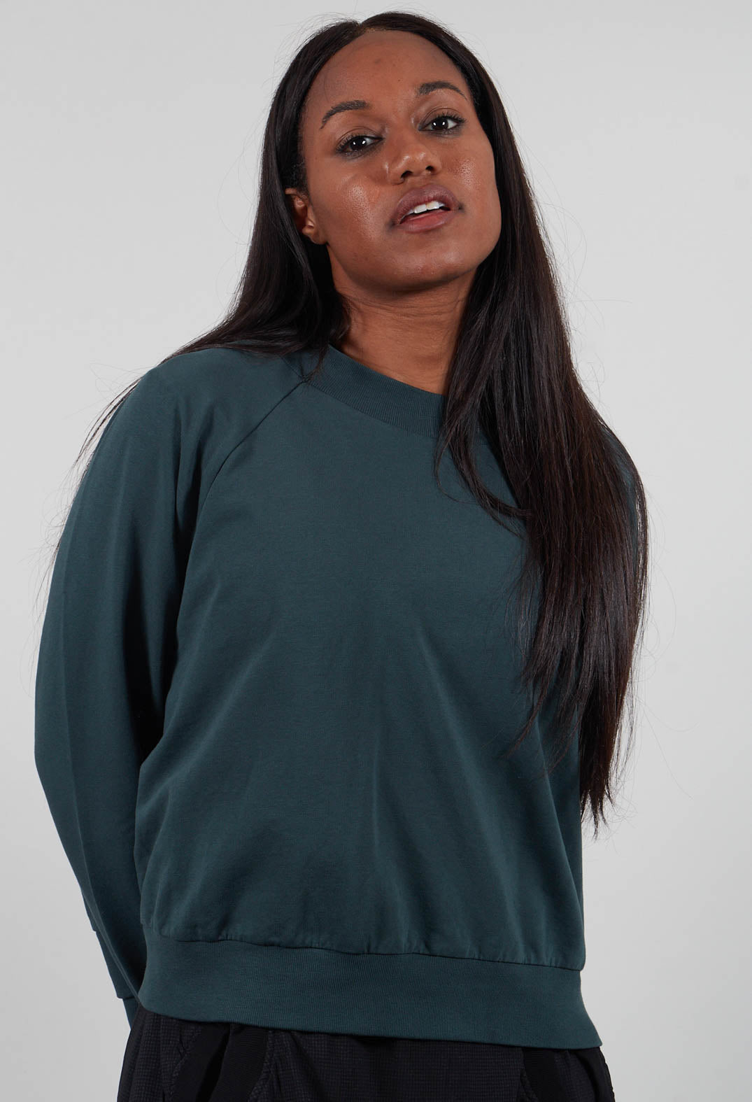 Oversized Sweatshirt in Forest  - 3250504