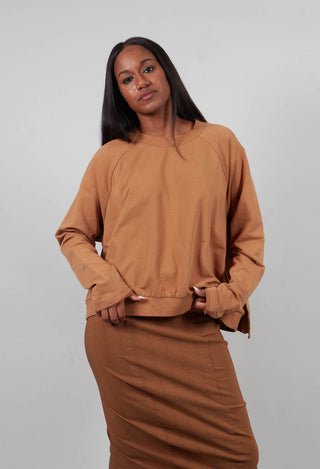 Oversized Sweatshirt in Bronze - 3250504