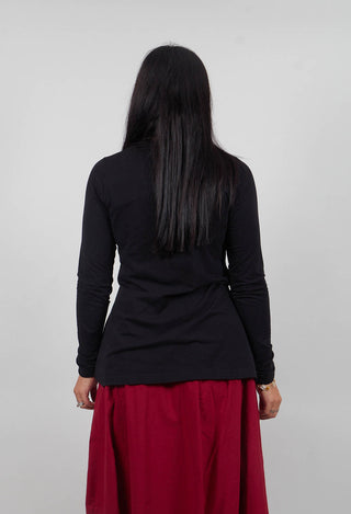Long Sleeve T-Shirt in Black  - 3260501