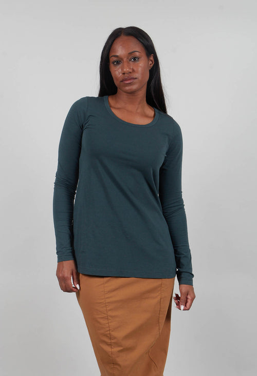 Long Sleeve T-Shirt in Forest  - 3260501