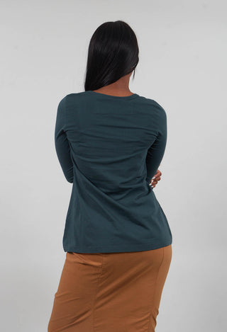 Long Sleeve T-Shirt in Forest  - 3260501