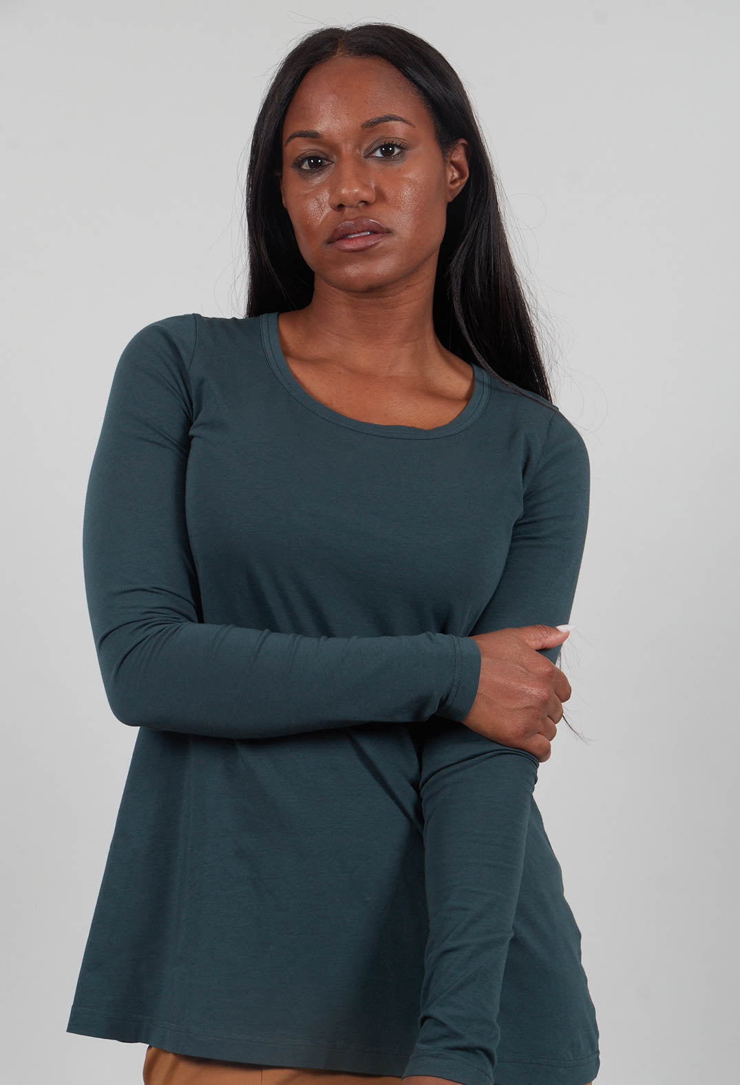 Long Sleeve T-Shirt in Forest  - 3260501