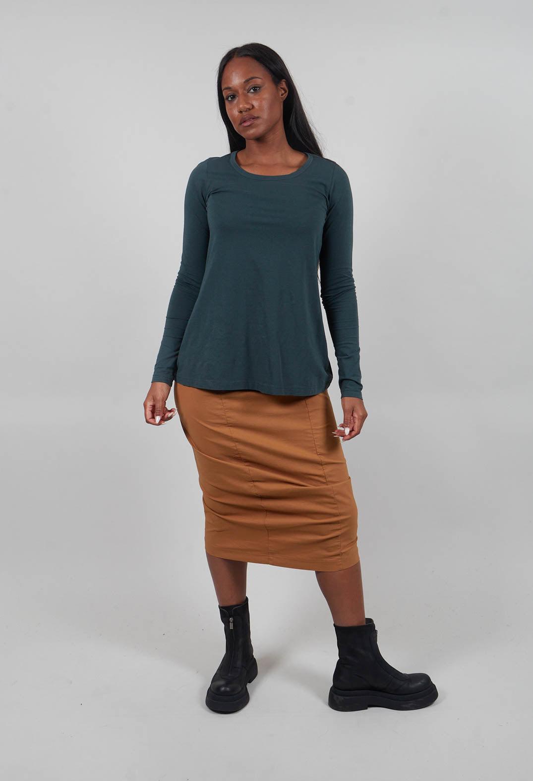Long Sleeve T-Shirt in Forest  - 3260501