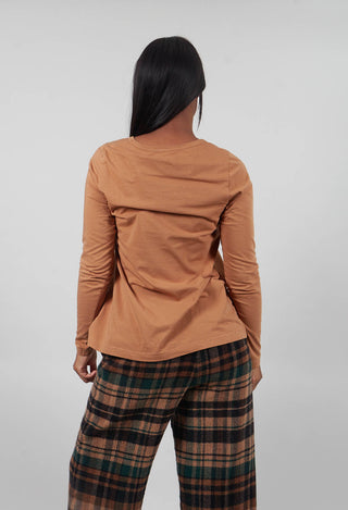 Long Sleeve T-Shirt in Bronze  - 3260501