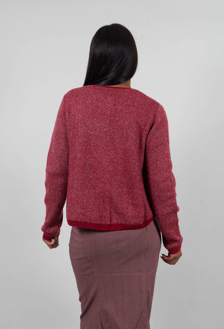 Cropped Cardigan in Lava Crystal Jacquard  - 3277101