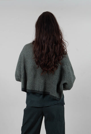 Cropped Jumper in Forest Park Jacquard  - 3270703