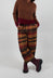 Straight Leg Trousers in Lava Check - 3280104