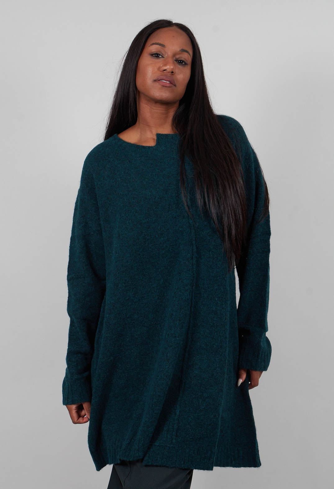 Jumper Dress in Forest Melange  - 3317003