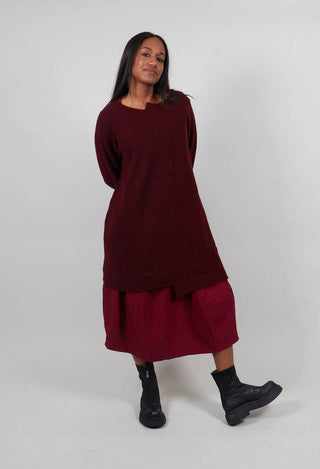 Jumper Dress in Lava Melange  - 3317003