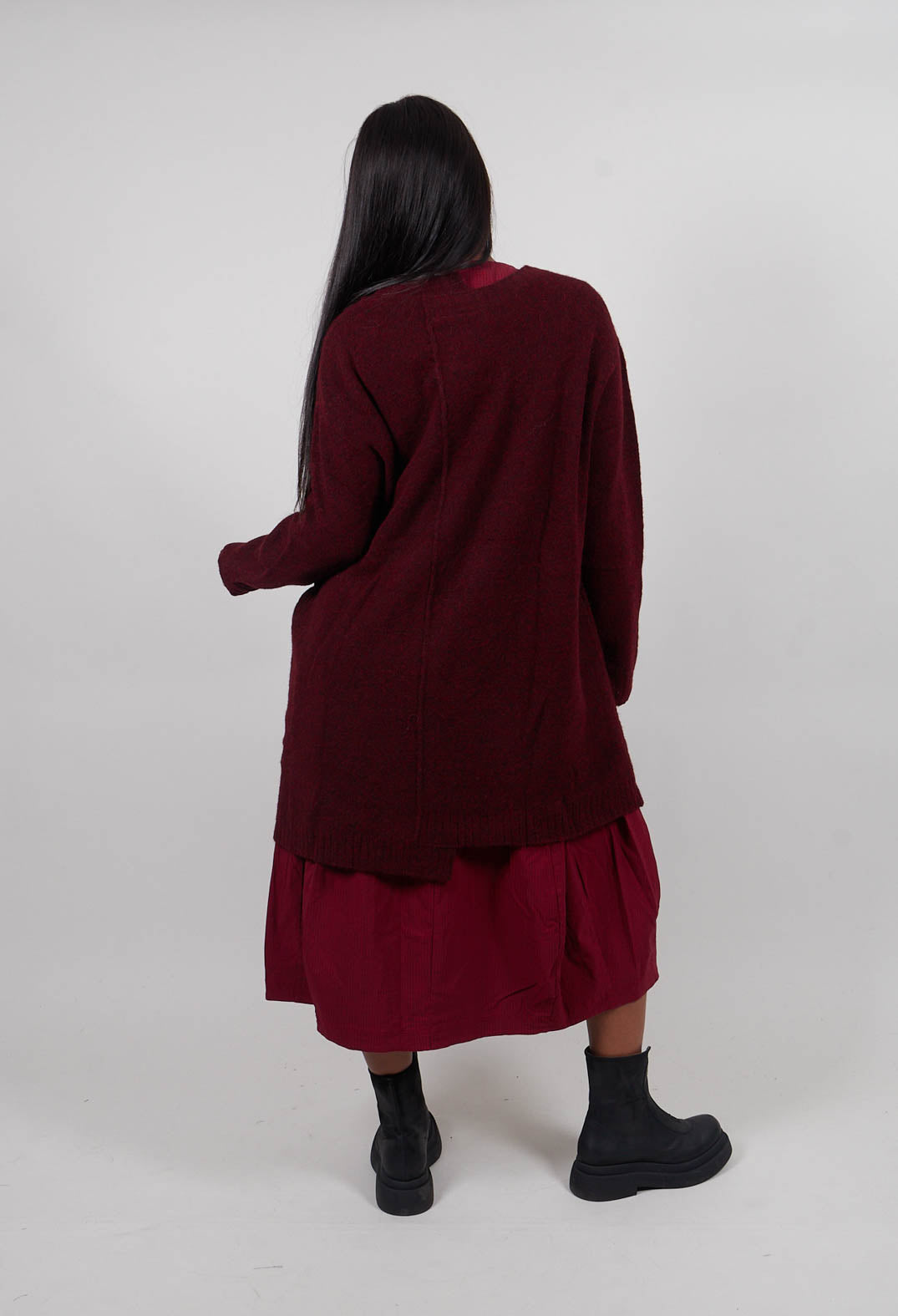 Jumper Dress in Lava Melange  - 3317003