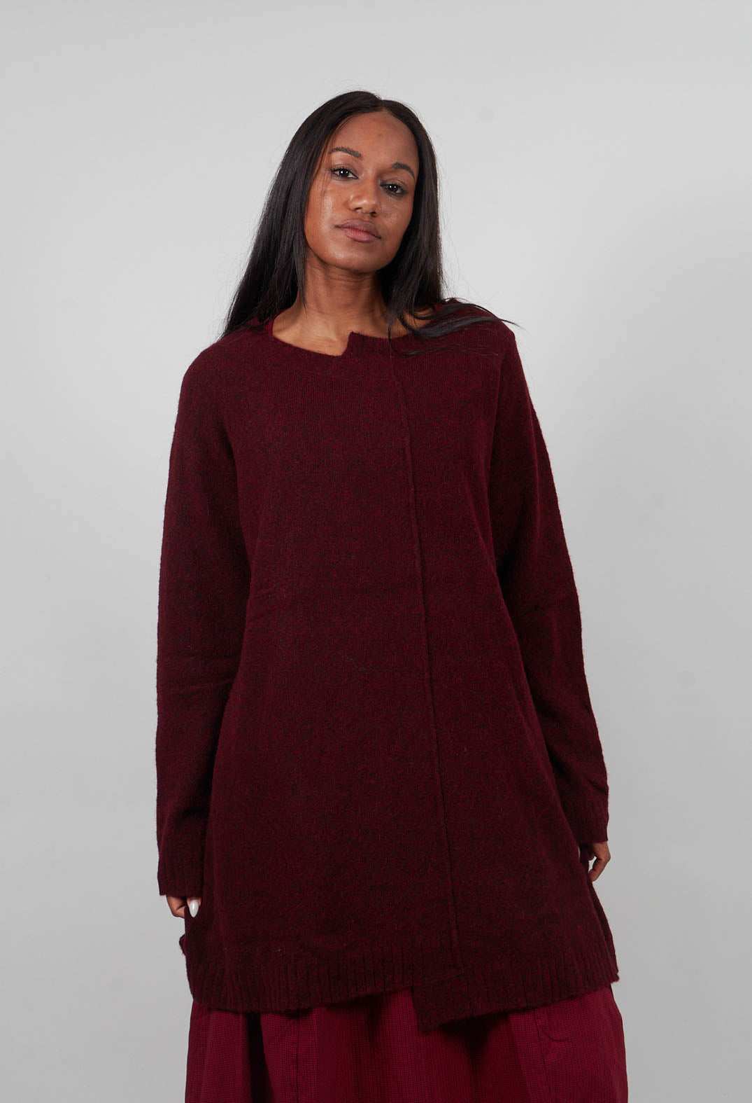 Jumper Dress in Lava Melange  - 3317003