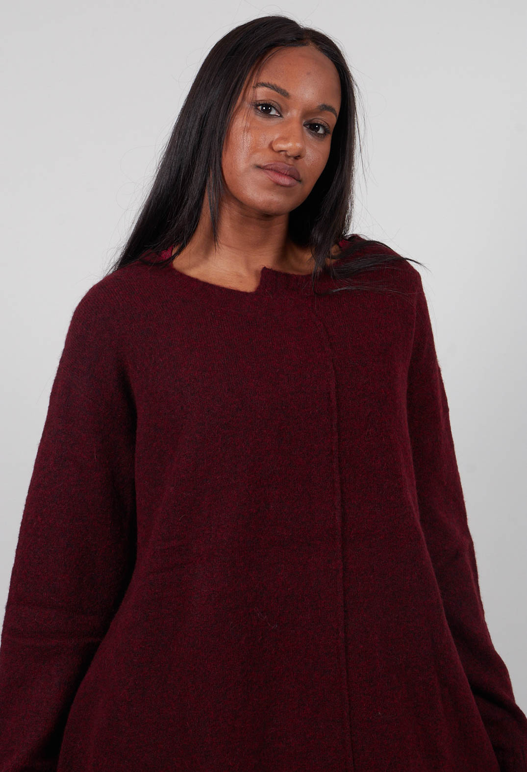 Jumper Dress in Lava Melange  - 3317003