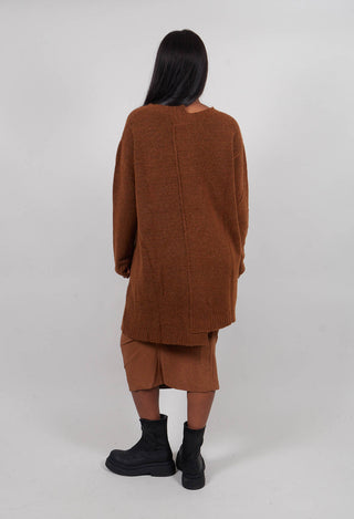 Jumper Dress in Bronze Melange - 3317003