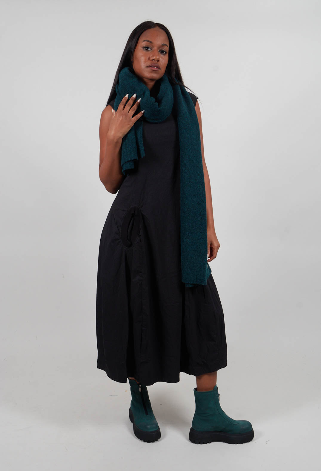 Oversized Scarf in Forest Melange  - 3317705