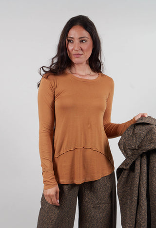 Long Sleeve Top in Bronze  - 3330501