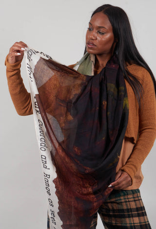 Lightweight Scarf in Mountain Print - 3361403