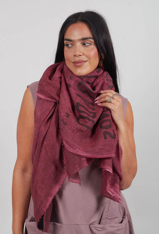 Scarf in Lava Print  - 3361405