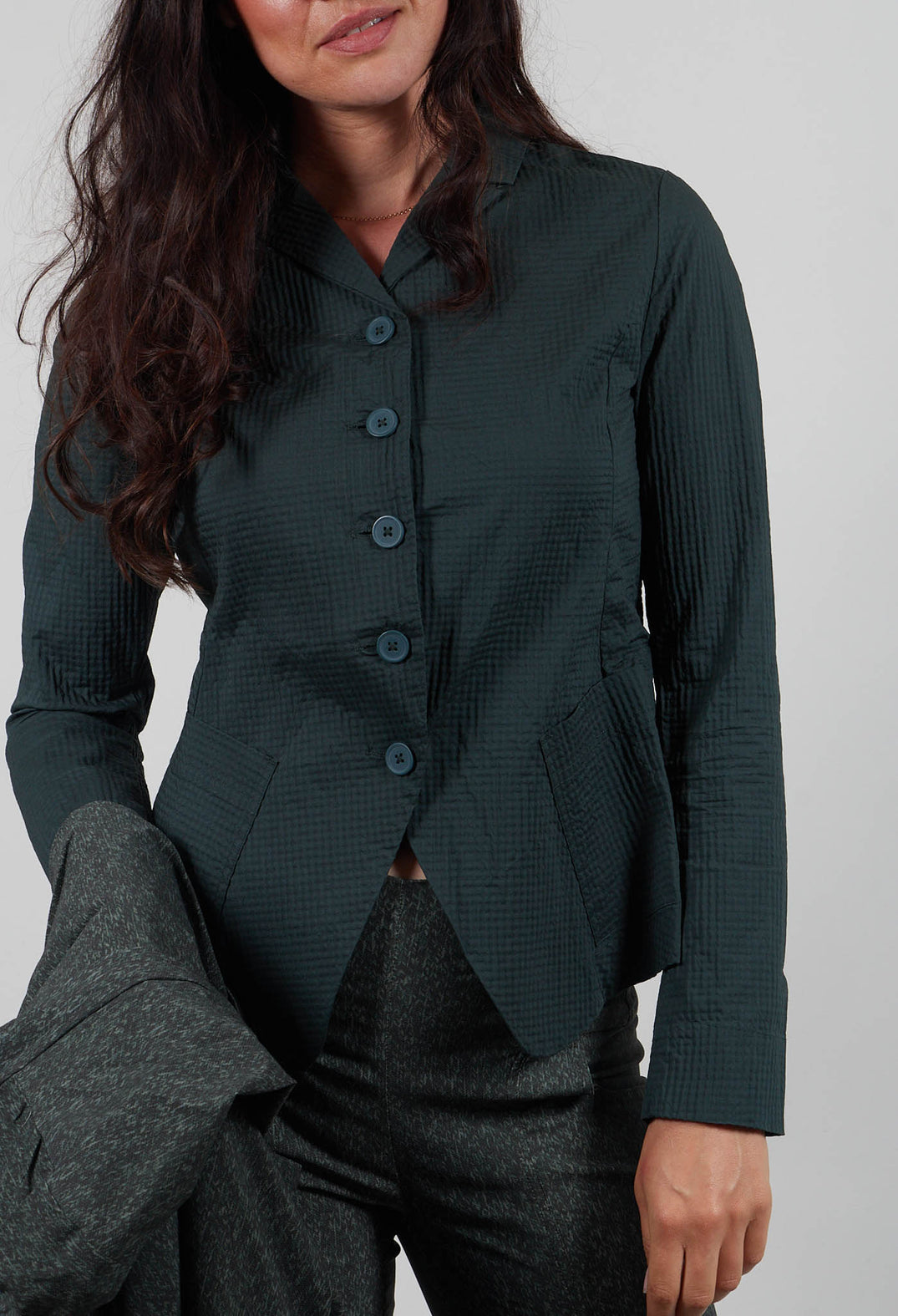 Tailored Jacket in Forest  - 3421101